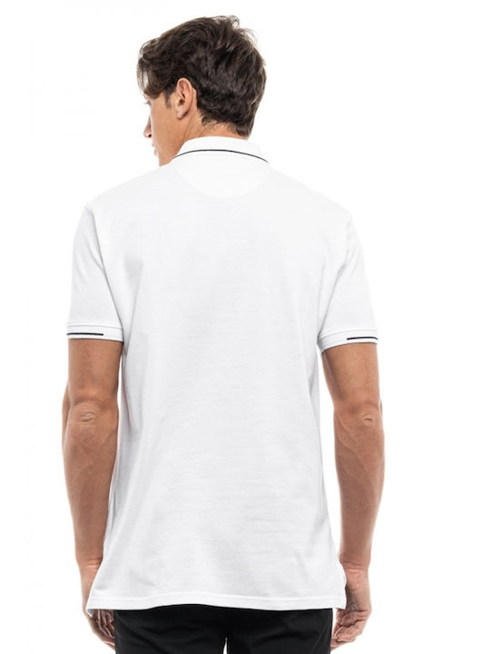 Splendid Men's Short Sleeve Blouse Polo White