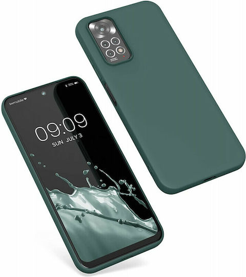KWmobile Back Cover Silicone 1.3mm Blue Green (Redmi Note 11 / 11S 4G)