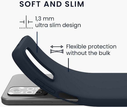 KWmobile Back Cover Silicone Blueberry Blue (Redmi Note 11 / 11S 4G)