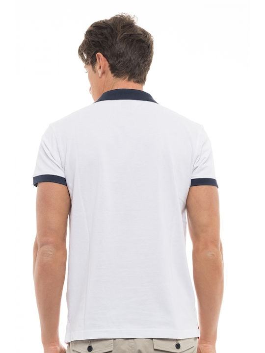 Splendid Ανδρικό T-shirt Polo Λευκό