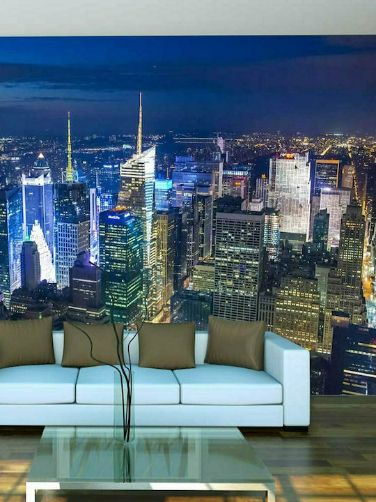 Fototapet de Perete 400x309cm Manhattan - Night Tesatura