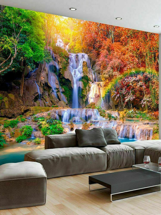 Self-adhesive Wall Mural Tat Kuang Si Waterfalls 196x140cm