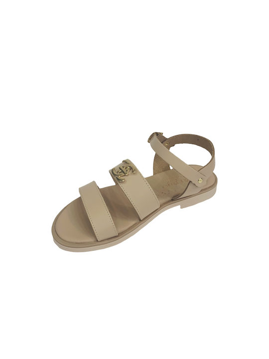 Scarpy Kinder Sandalen Beige