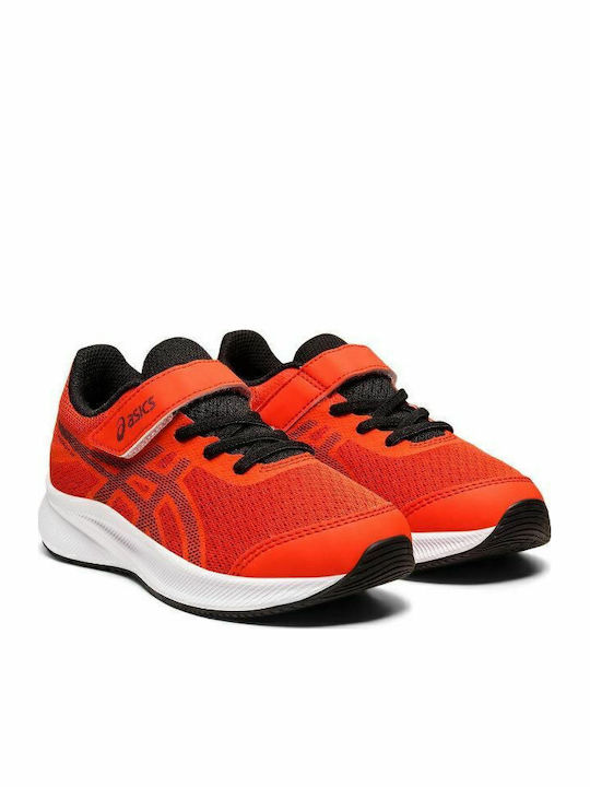 Patriot 13 Kids Sports Shoes Running with Hoop & Loop Closure Orange