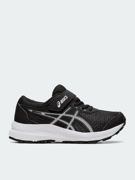 Contend 8 Kids Sports Shoes Running with Hoop & Loop Closure Black