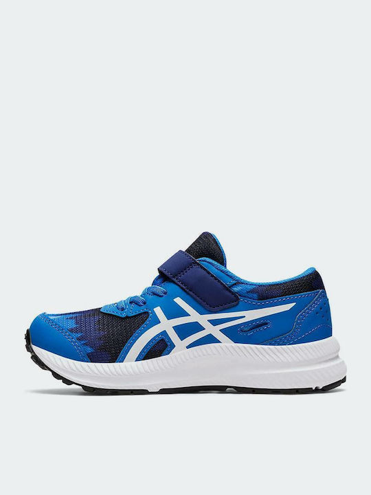 Contend 8 Kids Sports Shoes Running with Hoop & Loop Closure Blue