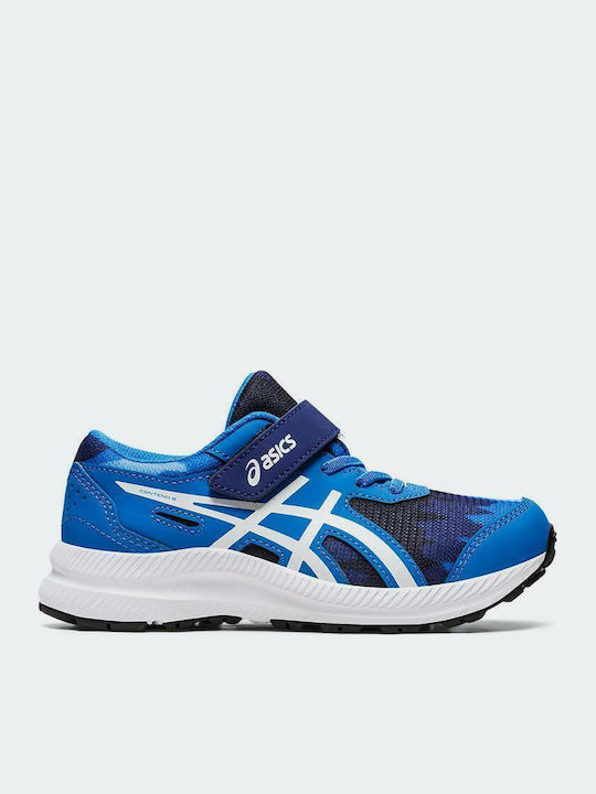 Contend 8 Kids Sports Shoes Running with Hoop & Loop Closure Blue