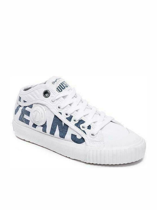 Pepe Jeans Kids Sneakers Industry Logo White