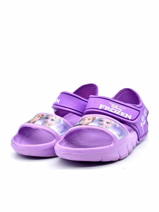 Frozen Children's Beach Shoes Purple