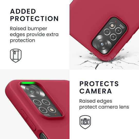 KWmobile Back Cover Silicone Sweet Cherry (Redmi Note 11 / 11S 4G)