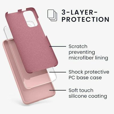 KWmobile Rubberized Silicone Back Cover Rose Tan (Redmi Note 11 / 11S 4G)