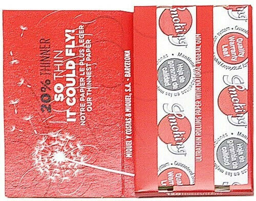 Smoking Red Листчета за свиване на цигари Slim Двойна 120 листове 1бр