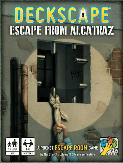Board Game Deckscape: Escape from Alcatraz for 1-6 Players 12+ years Da Vinci Games