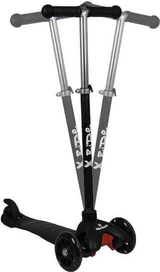 Bebe Stars Детски Ролери X-Ride 3 Колела За 3+ Години Черни