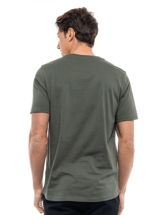 Biston Men's Short Sleeve T-shirt Khaki