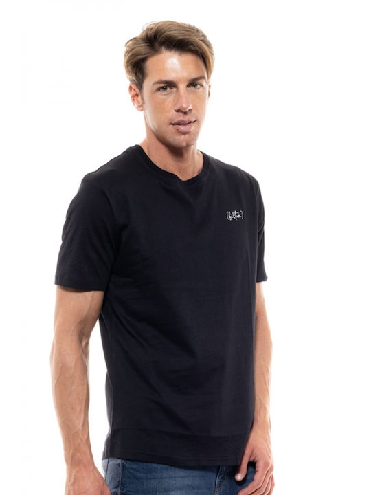 Biston Herren T-Shirt Kurzarm Schwarz