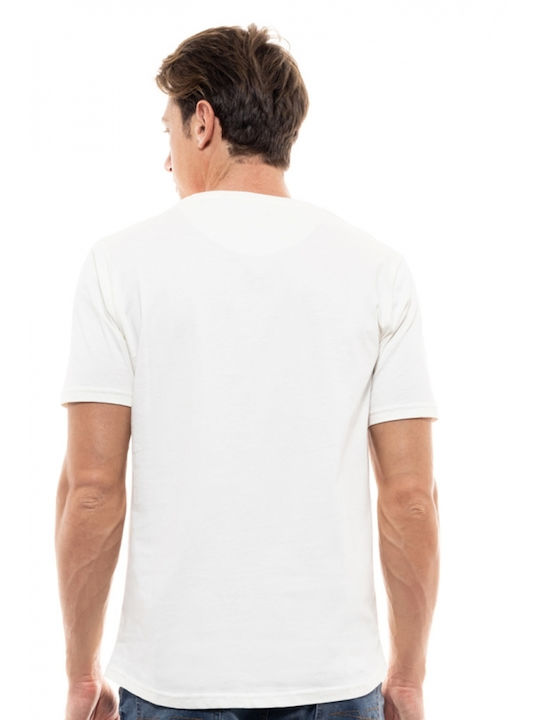 Biston Men's Short Sleeve T-shirt White