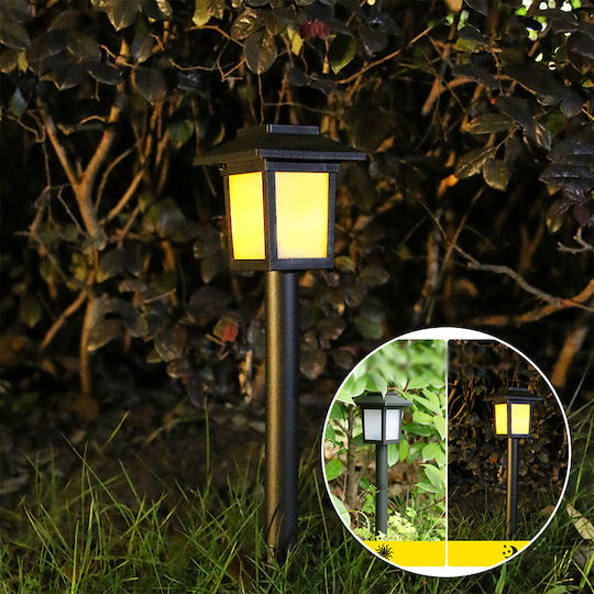 Set 6 Eingesteckte Solarleuchten Laternen Warmes Weiß mit Fotokontakt IP65