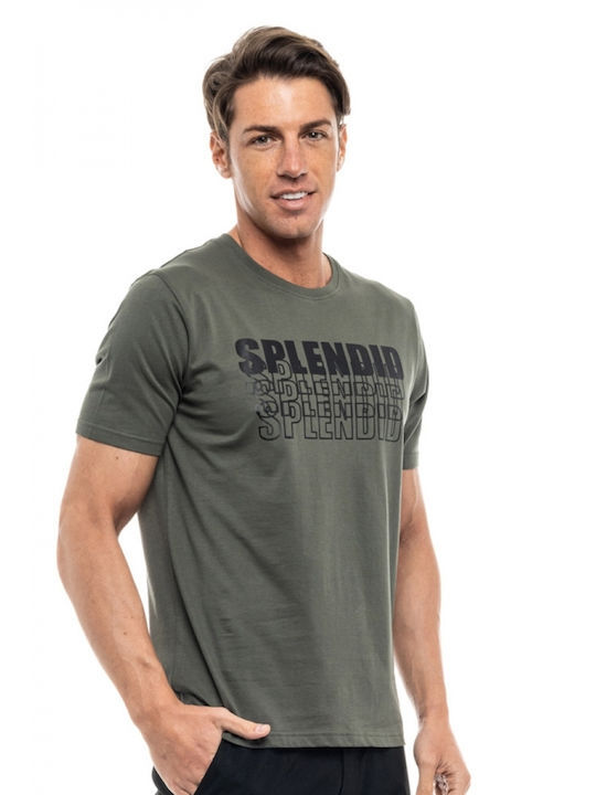 Splendid Men's Short Sleeve T-shirt Khaki