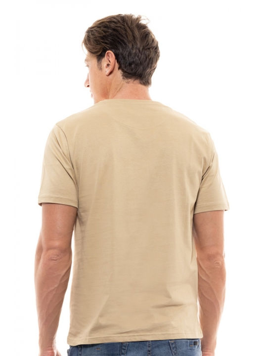 Splendid Herren T-Shirt Kurzarm Beige