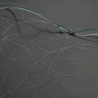 Monofilament rigged fishing net 0.15 32 millimeters 2 meters height, 100 meters length (Apladi)