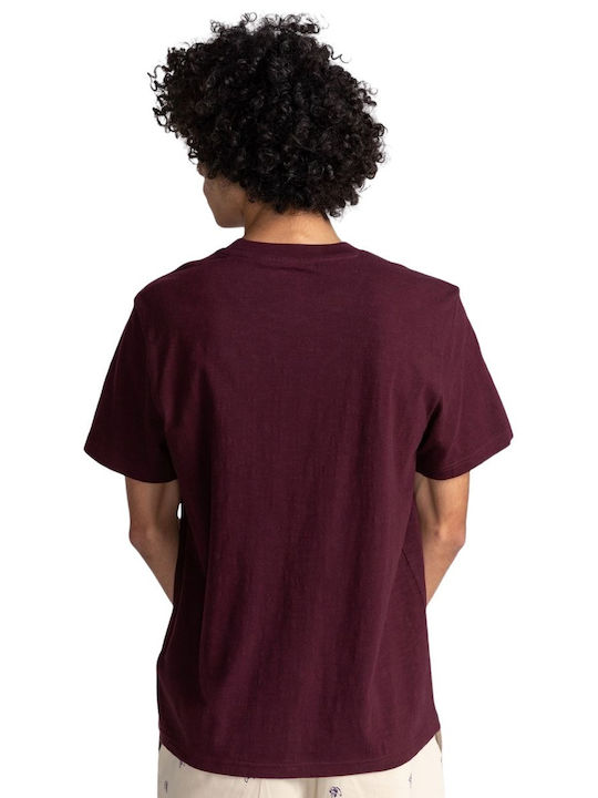 Element Crail T-Shirt Burgundisch