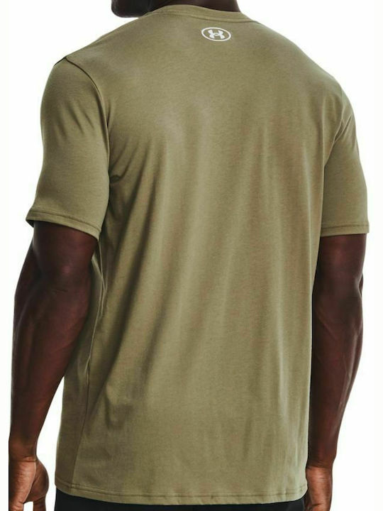 Under Armour Boxed Sportstyle Men's Athletic T-shirt Short Sleeve Khaki