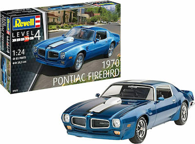 Revell Pontiac Firebird 1970 Modeling Figure Car 83 Pieces in Scale 1:24 20.3cm.