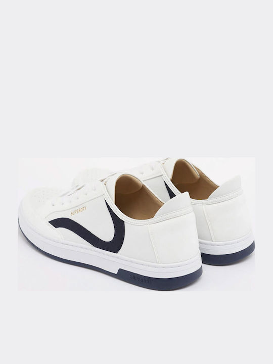 Vegan Basket Sneakers White Navy