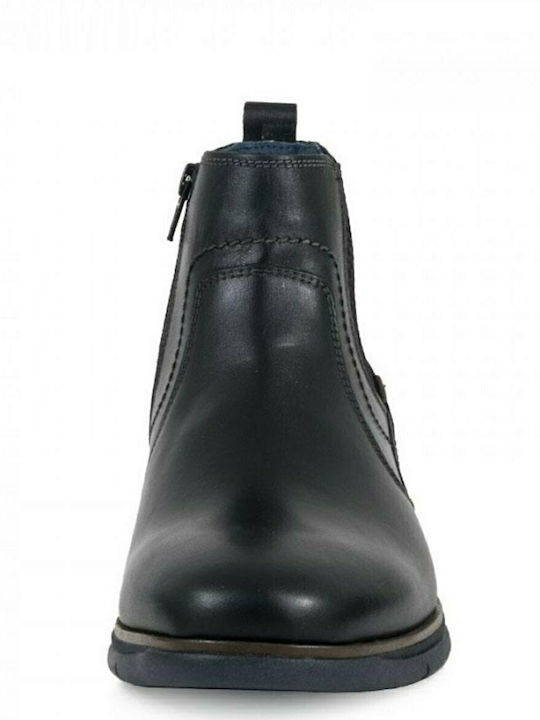 Men's Leather Black Boot Output 24058 Black