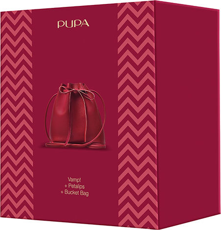 Pupa Vamp! Σετ Μακιγιάζ για Μάτια & Χείλη με Νεσεσέρ Exceptional Volume & Red 3τμχ