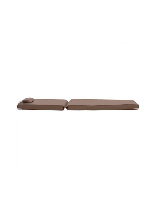 HomeMarkt Μαξιλάρι Ξαπλώστρας με Πλάτη Sifnos Μπεζ 192x59εκ.