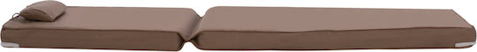 HomeMarkt Sonnenbank-Kissen Mit Rückenlehne Sifnos Beige 192x59cm