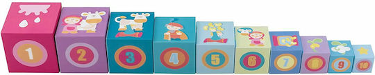 Sevi Stacking Toy Stacking Cubes Favorite Tales for 12++ Months