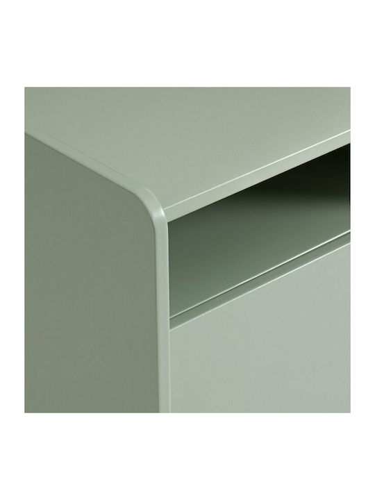 Zag Wooden Green Kids Bedside Table 43.5x35x60cm