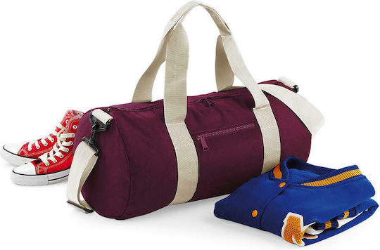 BagBase BG140L Sack Voyage 34lt Classic Red/Off White Fabric L55xW28xH28cm