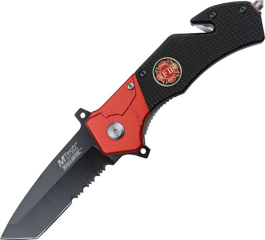 Mtech Ballistic Resque Linerlock Джобно ножче Survival Червен
