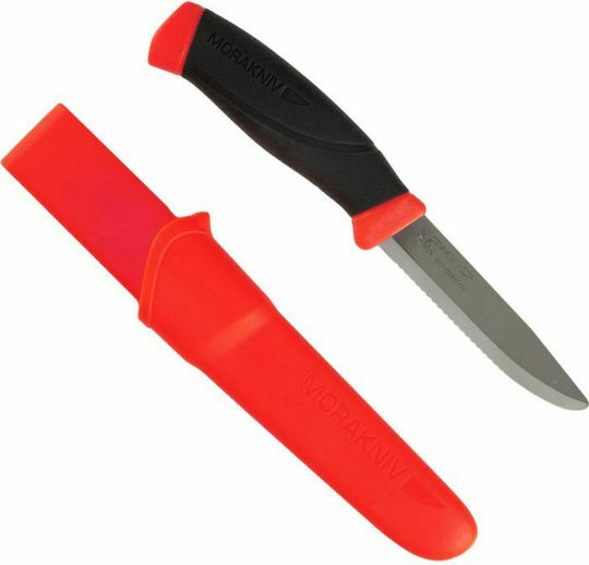 Morakniv Companion F Rescue Μαχαίρι Πορτοκαλί σε Θήκη