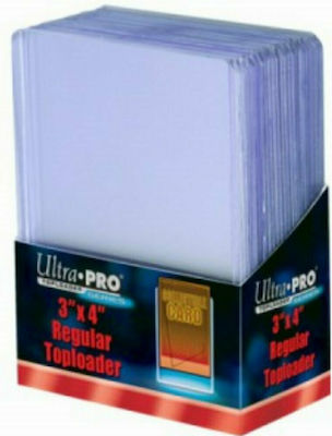 Ultra Pro Toploader Toploader Zubehör für Sammelkartenspiele 7.6x10cm, 25 Stück, Transparent, Normal 81222