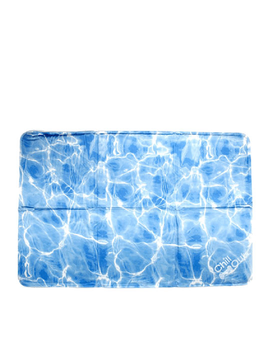 All For Paws Chill Out Cool Dog Mattress Dog Rectangle Cooling Blue 50x40cm