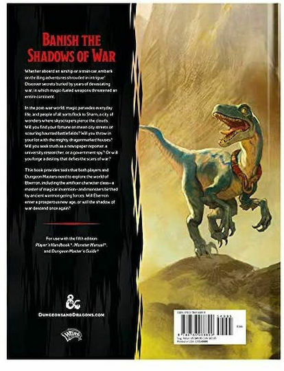 Wizards of the Coast Dungeons & Dragons D&D Eberron Rising From the Last War Guidebook Βιβλίο