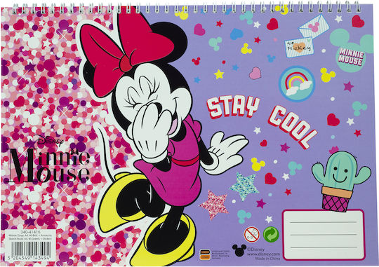 Gim Drawing Pad Minnie C4 22.9x32.4cm 40 Sheets