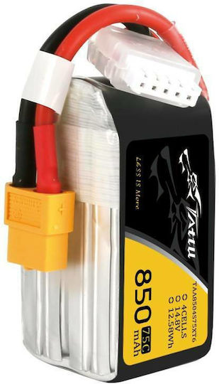 Tattu UAV Classic Μπαταρία Li-Po 14.8V 850mAh 75C 4S XT60 για Τηλεκατευθυνόμενο
