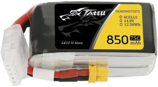 Tattu UAV Classic Μπαταρία Li-Po 14.8V 850mAh για Τηλεκατευθυνόμενο 2τμχ