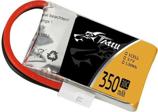 Tattu UAV Classic Μπαταρία Li-Po 3.7V 350mAh 30C 1S για Τηλεκατευθυνόμενο
