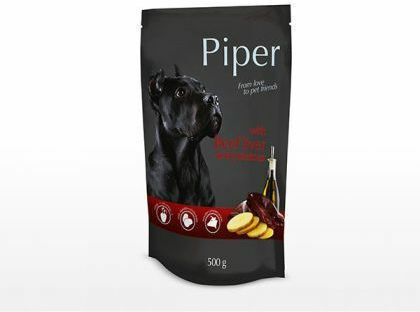 Dolina Noteci Piper Wet Food Dogs in Pouches with Beef and Potatoes Grain-Free 500gr