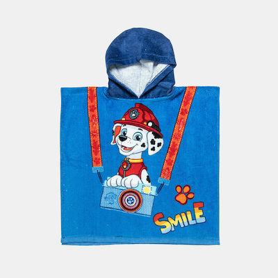 Stamion Kids Beach Poncho Paw Patrol Blue 100 x 50cm