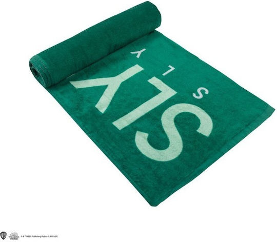 Cinereplicas Slytherin Παιδική Πετσέτα Θαλάσσης Πράσινη Harry Potter 140x70εκ.