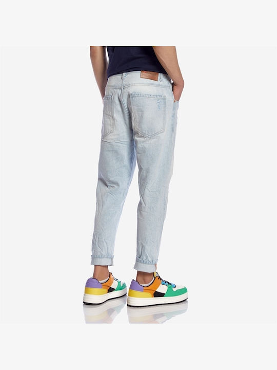 Brokers Jeans Ανδρικό Παντελόνι Τζιν σε Loose Εφαρμογή Γαλάζιο