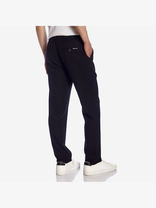 Camaro Men's Trousers Elastic in Regular Fit Black